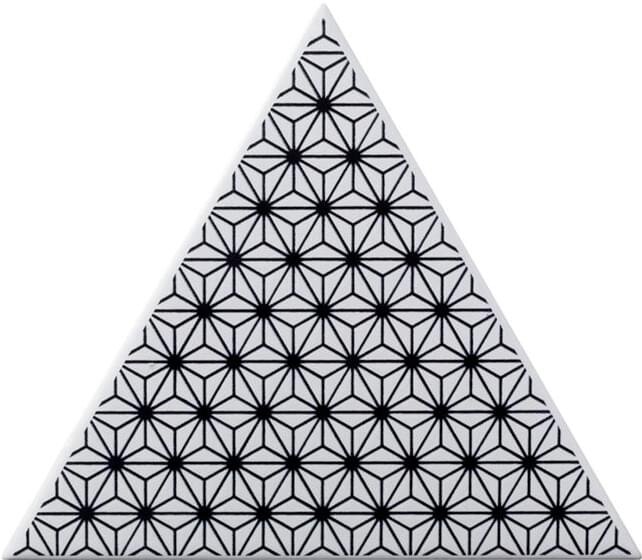 Декор Stella Nero 17x17 Triangolo Petracers з колекції Triangolo Petracers