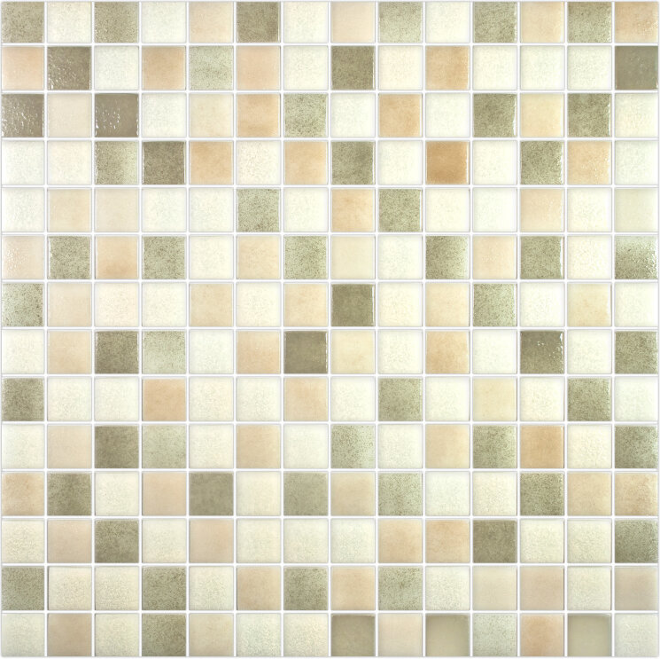Мозаїка 2,5x2,5 Siena Glossy-Easy Mix з колекції Easy Mix Hisbalit