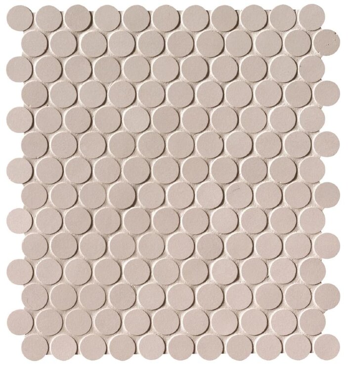 Мозаїка Beige Round Mosaic Matt ? 2.2 29.5x32.5 Milano And Floor Fap з колекції Milano And Floor Fap