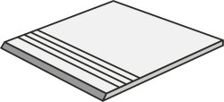 Сходинка 45x45 Peldano Grey-Backstage-PE032