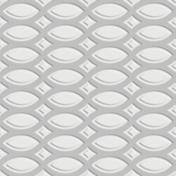 Плитка (20x20) 7VFBGT6 Tressage Blanck-Gris - Deco Dantan