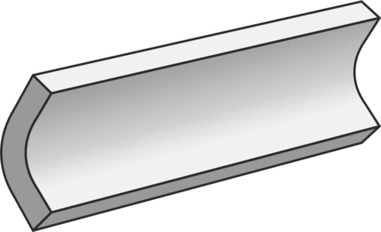 L-елемент (2.5x20) 23943 Escocia fragments ivory Eq-21 - Fragments з колекції Fragments Equipe
