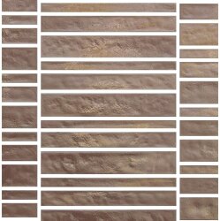 Мозаїка 04 Tortora Lux Modulo Listello Dritto 21x25 Vetro Casa Dolce Casa