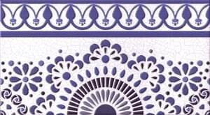 Декор Badajos Azul 28x50 Extremadura El Mijares з колекції Extremadura El Mijares Декор Badajos Azul 28x50 Extremadura El Mijares з колекції Extremadura El Mijares