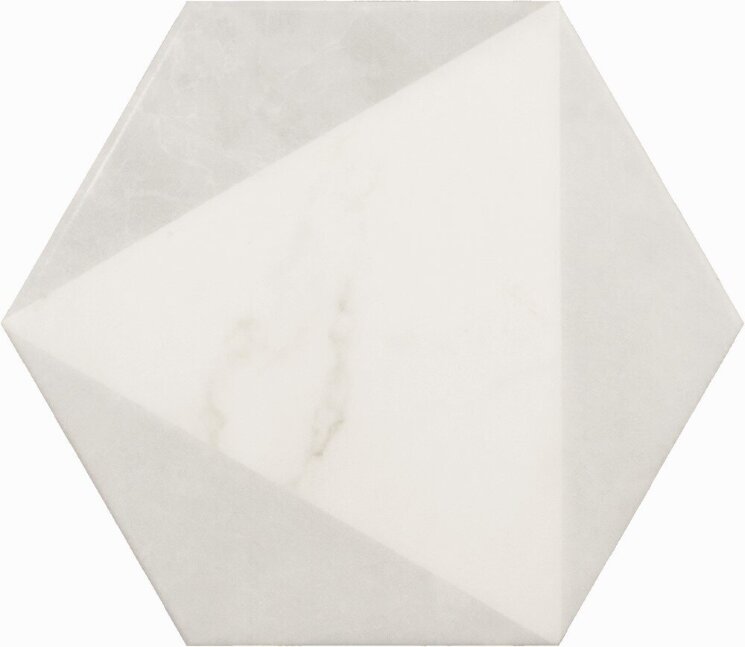 Плитка 17,5x20 Carrara Hexagon Peak 23102 з колекції Carrara Equipe