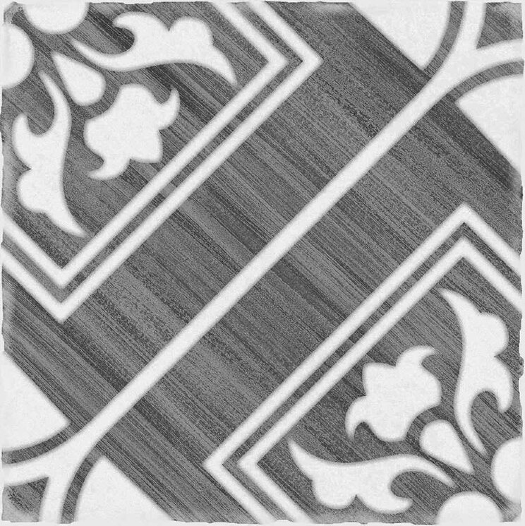 Плитка E234170 Andratx Decor Telmo Charcoal 14,7X14,7 Estudio з колекції Andratx Estudio Ceramico