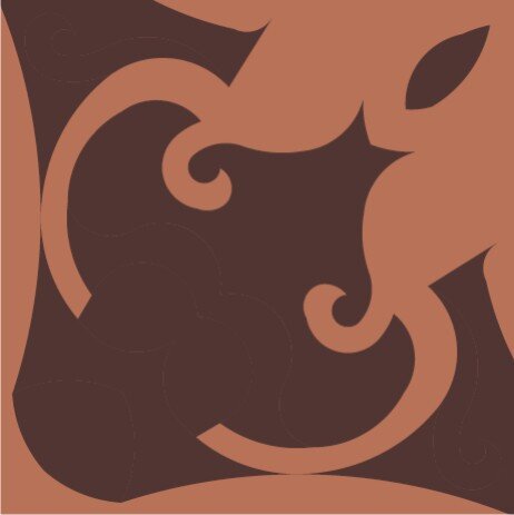 Плитка (20x20) Dalida Rubino Q - Dal Bianco з колекції Dal Bianco Bisazza