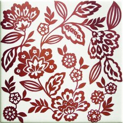 Плитка (20x20) Nadia Bronzo Fondo Bianco - Officina Delle Arti