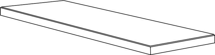 Кутова сходинка 33x120 Aluminium Angolare Costa Retta Sx - Titan - 107288 з колекції Titan Century