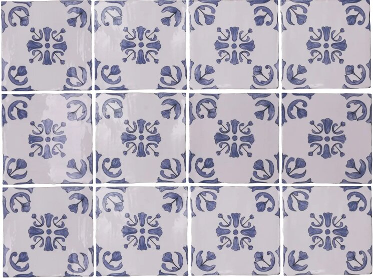 Плитка 13x13 0000000216 CORCEGA BLUE BRILLO Pissano Mediterranea з колекції Mediterranea Pissano