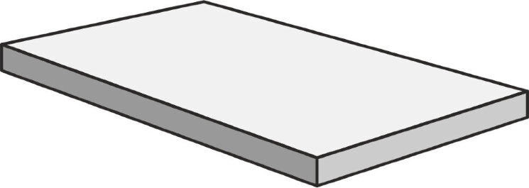 Кутова сходинка (34x120) PRAST12475 Materie Diorite Angolare Costa Retta Soft - Materie High-Tech з колекції Materie High-Tech Ariostea