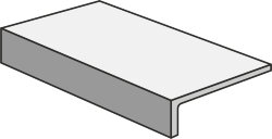 L-елемент (15x30.5) NEW STONE ELEMENTO L MONOBLOCCO GRIP STEEL 4x - New Stone