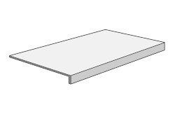 Сходинка (60x33) KGNUM105 Gradone Dark Grey - Numi