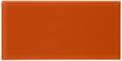 Плитка 10x20 Azulejo Amaranda Biselado Brillo Burnt Orange Complementto 10x20