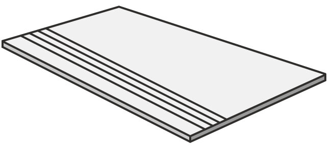 Сходинка (34x120) EGDLS61 Grd Clay Nat Rtt - Limestone з колекції Limestone Cotto dEste
