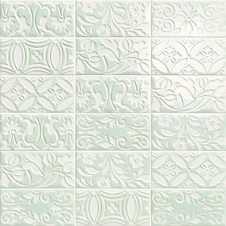 Плитка 10x20 Velvet Deco Blue з колекції Velvet Mainzu Mainzu