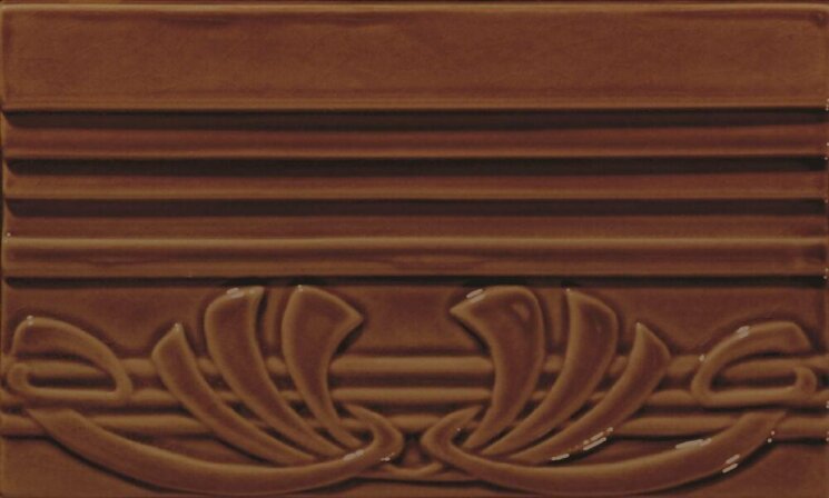 Бордюр Terminale Deco Caramel Craquele 12x20 Epoque Ceramiche Grazia з колекції Epoque Ceramiche Grazia