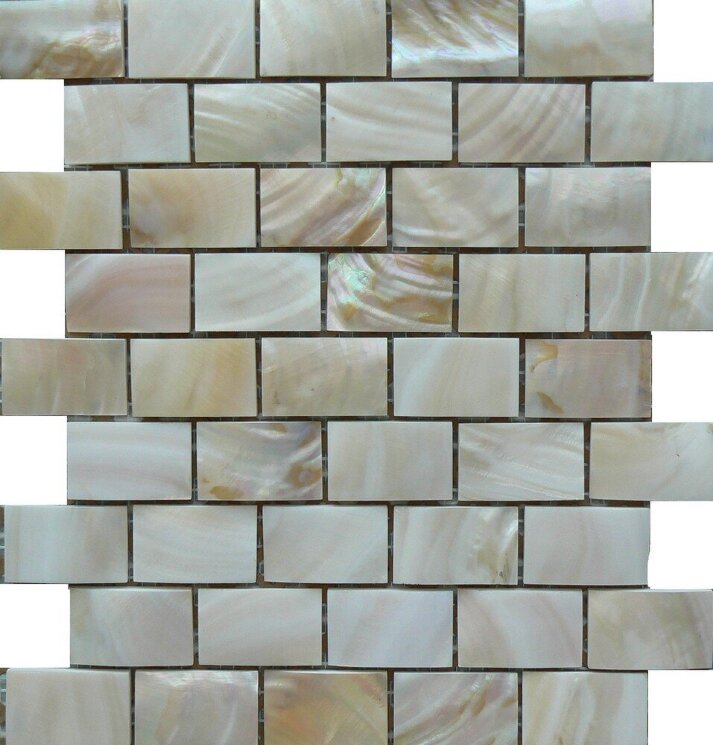 Мозаїка (25x28.5) RIL-CR-B25 Cream Shell B253*4,8 - Rilievi з колекції Rilievi Studio Vega