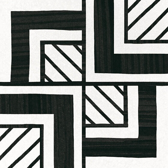 Плитка 20*20 Caprice Deco Metropolitan B&W 22125 Caprice Equipe з колекції Caprice Equipe