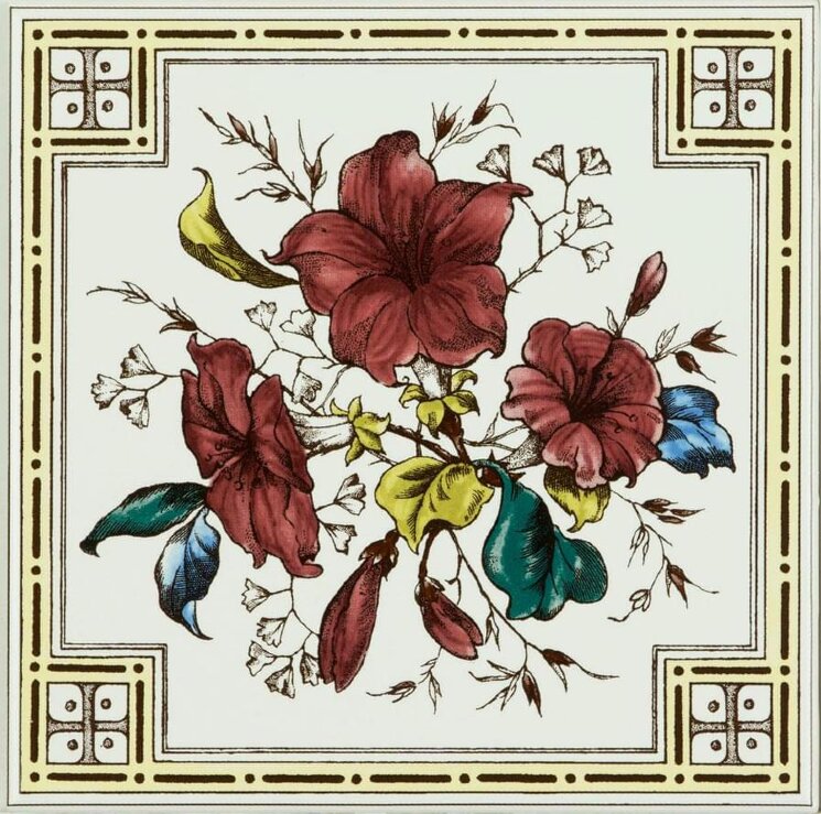 Декор Plant And Urn Single Tile 15.2x15.2 Artworks Brilliant White Original Style з колекції Artworks Brilliant White Original Style Декор Plant And Urn Single Tile 15.2x15.2 Artworks Brilliant White Original Style з колекції Artworks Brilliant White Original Style