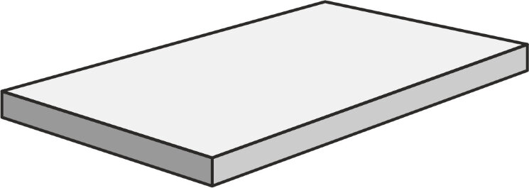 Кутова сходинка 33x80 Metal Pearl(6 Mm) Gradino Costaretta(Sx) - Metal - 140361 з колекції Metal Ava
