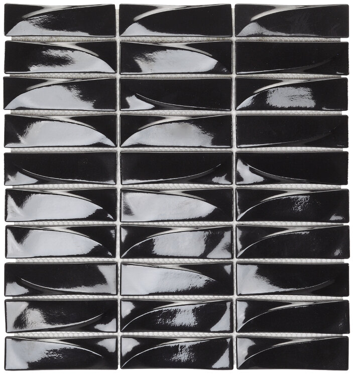 Мозаїка 30x31,8 0606/Vlt04 Velvet Nero - Velvet з колекції Velvet Boxer