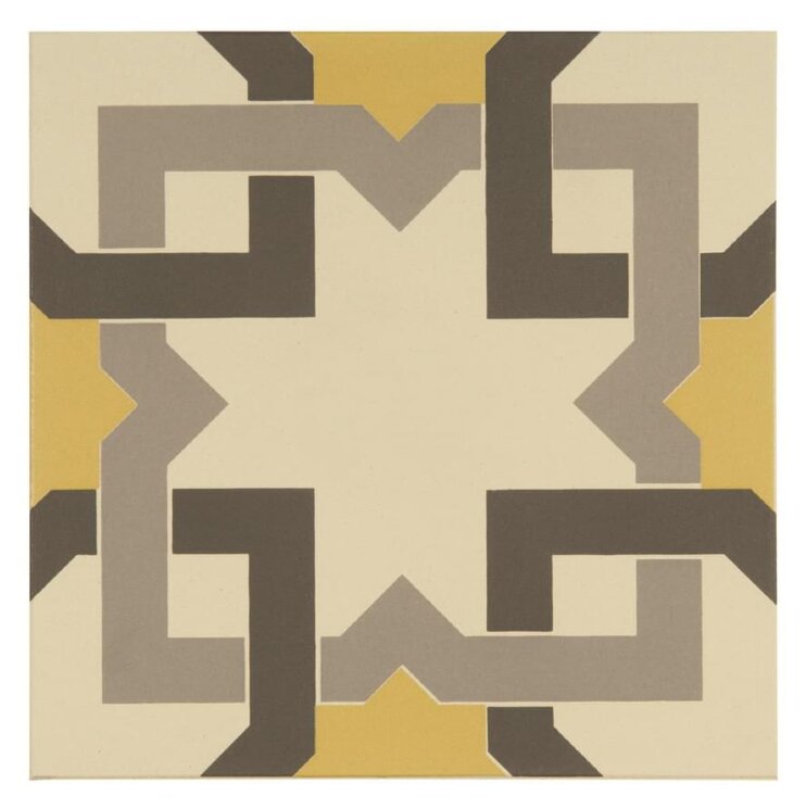 Декор Ottoman Summer Yellow Light Grey And Dark Grey On White 15.1x15.1 Odyssey Original Style з колекції Odyssey Original Style Декор Ottoman Summer Yellow Light Grey And Dark Grey On White 15.1x15.1 Odyssey Original Style з колекції Odyssey Original Style