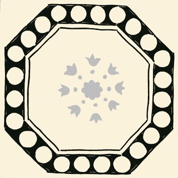 Декор (20x20) Decori Macrame Nero 21 - Macrame з колекції Macrame Giovanni De Maio