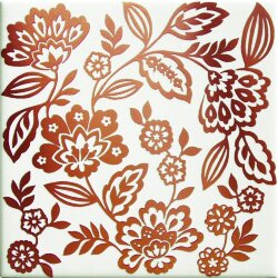 Плитка (20x20) Nadia Oro Fondo Bianco - Officina Delle Arti