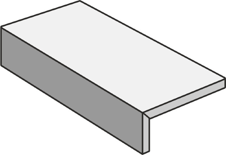 Кутовий елемент 15x80 Nuances Antracite Bordo Lsq.2 Cm - Nuances - NU03BR8 з колекції Nuances Impronta