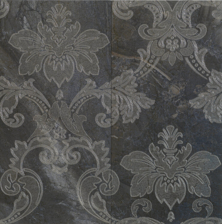 Декор (60x60) 558767 Digi-M. Bla. Damas.2Lp - Digi Marble з колекції Digi Marble Ricchetti