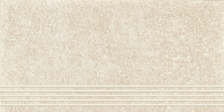 Сходовий елемент 30x60 Flash Bianco Stopnica Prosta Nacinana Polpoler з колекції Flash Paradyz