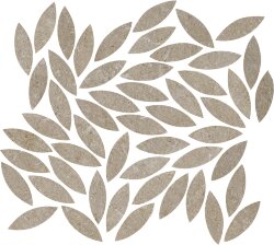 Мозаїка 34,2x38 Limestone Taupe Mosaico Foglie - Mystone Limestone - M8LT