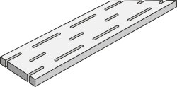 Решітка 20x90 Ang. Dx Griglia Rue D. S. Cloud Greige - Rue de St. Cloud - RUEAG92D