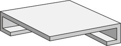 Кутова сходинка (30.8x30.8) CHALET ANGOLARE COSTA RETTA DX WHITE x4 - Chalet