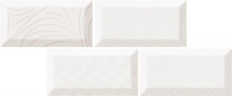 Декор White Luster 7.7x15 Istanbul Realonda з колекції Istanbul Realonda