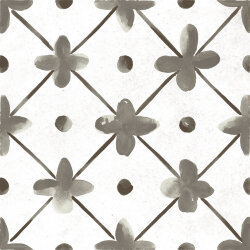 Плитка (60x60) Maiolica Black pattern #1 - Maiolica Mix
