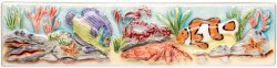 Бордюр Emperor And Clown Fish Border 5x20 La Belle Original Style