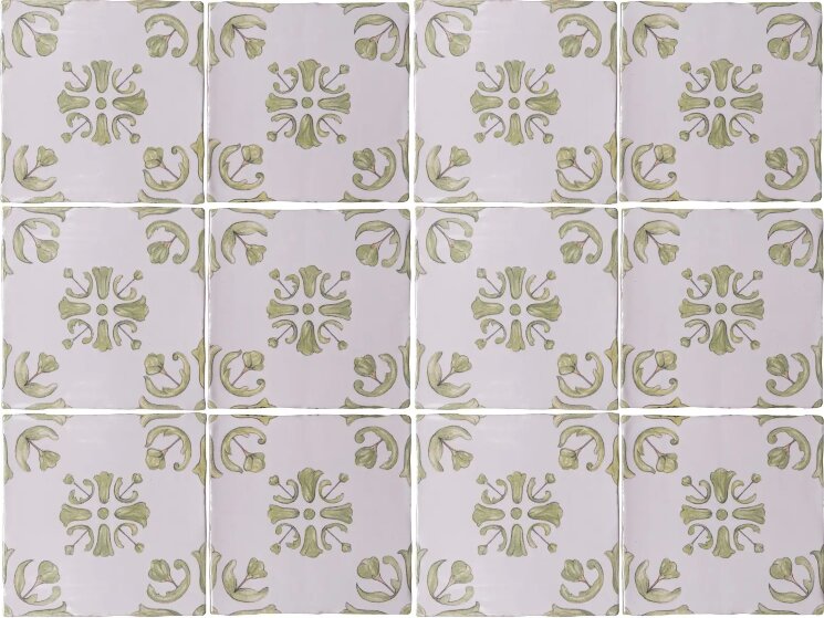 Плитка 13x13 0000000219 CORCEGA MENTA MATE Pissano Mediterranea з колекції Mediterranea Pissano