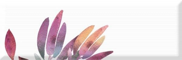 Декор Decor Savage Flowers Berenjena 02 15x45 Aure Absolut Keramika з колекції Aure Absolut Keramika