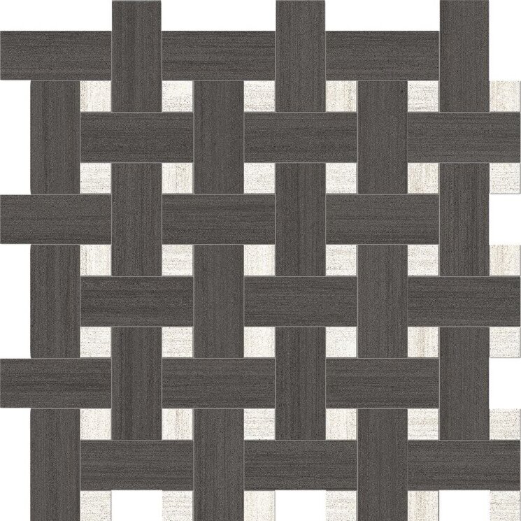 Мозаїка (30x30) MF52 Black Intreccio R - Fusion з колекції Fusion Refin