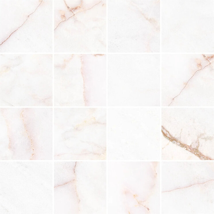 Мозаїка D DAHLIA WHITE NT 16 T C R - 30x30 39627 Dahlia з колекції Dahlia Peronda Museum Мозаїка D DAHLIA WHITE NT 16 T C R - 30x30 39627 Dahlia з колекції Dahlia Peronda Museum