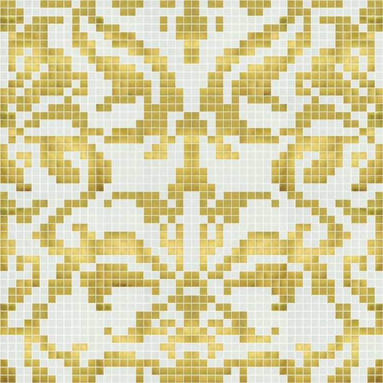 Мозаїка Oriental Dreams Gold 124.4x124.4 Deco Patterns Onix Mosaico з колекції Deco Patterns Onix Mosaico