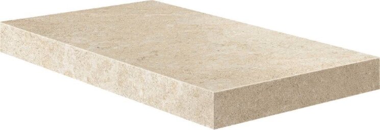 Кутова сходинка (33x60) 64338 Angolo Dx Gradino C.Retta Ecru - Castle з колекції Castle Cerdomus