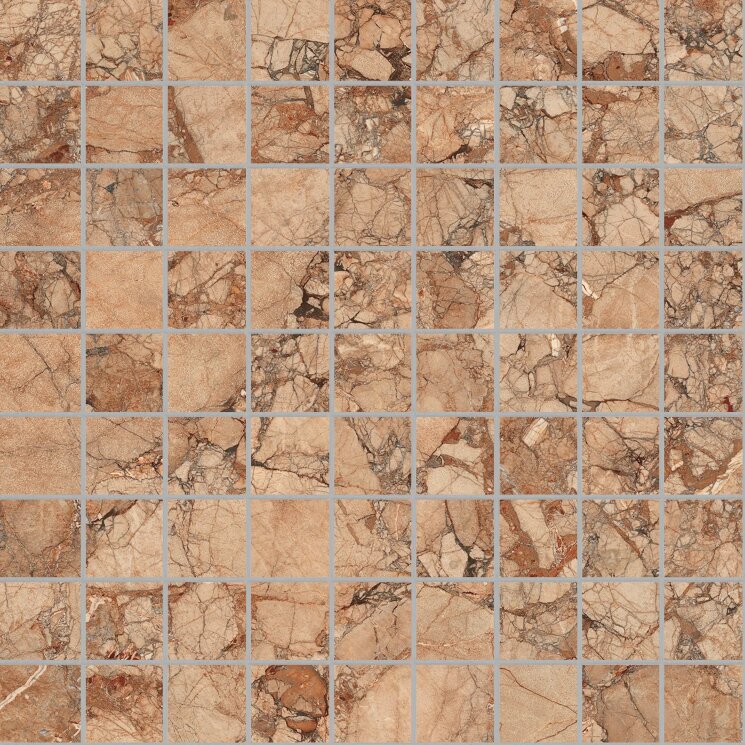 Мозаїка 30x30 R96H Incanto Breccia Pernice Mosaico Ragno Incanto з колекції Incanto Ragno Мозаїка 30x30 R96H Incanto Breccia Pernice Mosaico Ragno Incanto з колекції Incanto Ragno