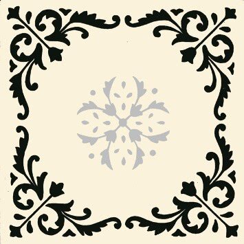 Декор (20x20) Decori Macrame Nero 23 - Macrame з колекції Macrame Giovanni De Maio