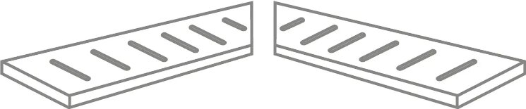 20x60 APNW16K Apn Griglia AngSx+DxRock Grey 20Mm Nova Bell Aspen з колекції Aspen NovaBell