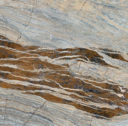 Плитка 59,5*59,5 Ocean Blue Polished Ocean Apavisa Porcelanico з колекції Ocean Apavisa