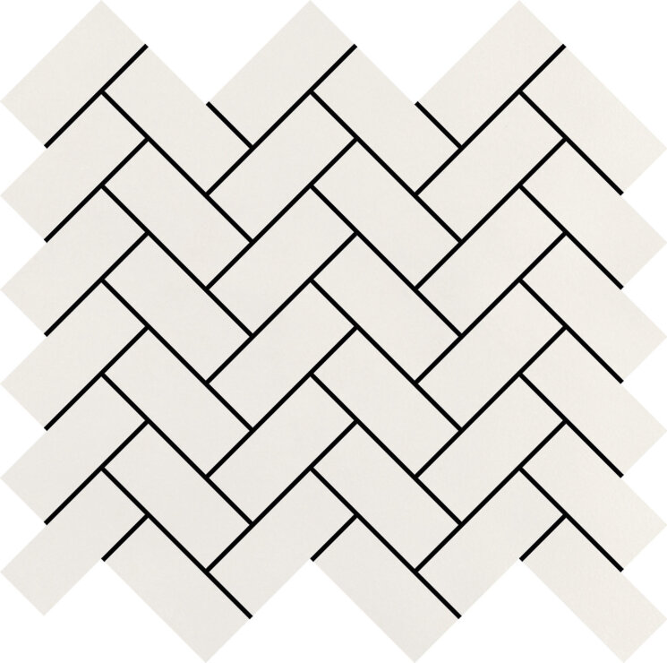 Мозаїка 24,5x27,5 Mosaic Herring Liv’In Cloud White-Liv'in-DC5001 з колекції Liv'in Aleluia