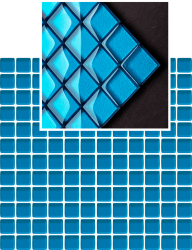 Мозаїка 29.8x29.8 Uniwersalna Mozaika Szklana Paradyz Azzurro K.2,3X2,3